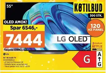 Power 55" 4k oled tv tilbud
