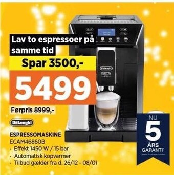 Power Espressomaskine tilbud