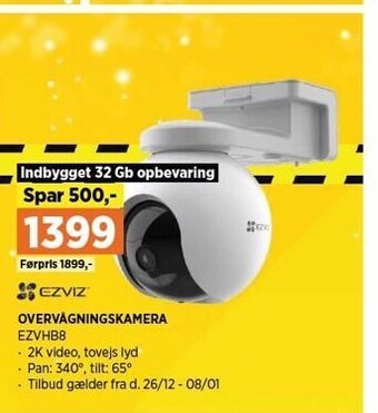 Power Overvågningskamera tilbud