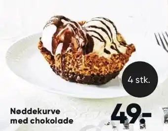 Bilka Nøddekurve m. chokolade - 4 stk. tilbud