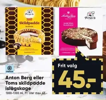 Bilka Anton berg el. toms skildpadde islagkage tilbud