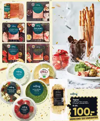 Bilka Tapas - 8 stk. tilbud