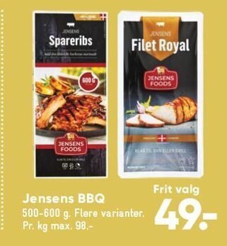 Bilka Jensens bbq tilbud