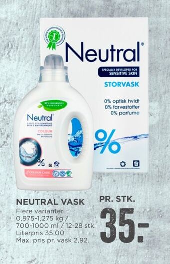 MENY Neutral vaskemiddel-tabs tilbud