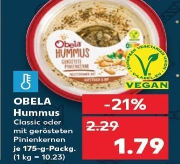 Obela Hummus tilbud hos Kaufland