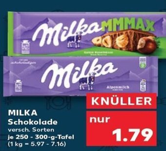 Kaufland Milka Schokolade tilbud