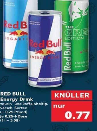 Kaufland DE Red Bull Energy Drink tilbud