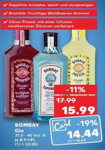 Kaufland Bombay Gin tilbud