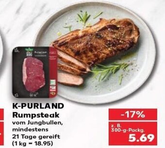 Kaufland DE K-Purland Rumpsteak tilbud