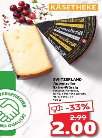 Kaufland Switzerland Appenzeller Extra-Würzig tilbud