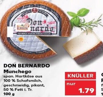 Kaufland Don Bernardo Manchego tilbud