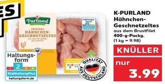 Kaufland K-Purland Hähnchen-Geschnetzeltes tilbud