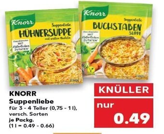 Kaufland DE Knorr Suppenliebe tilbud