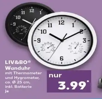 Kaufland Liv & Bo Wanduhr tilbud