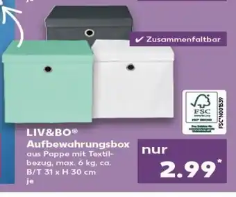 Kaufland Liv & Bo Aufbewahrungsbox tilbud