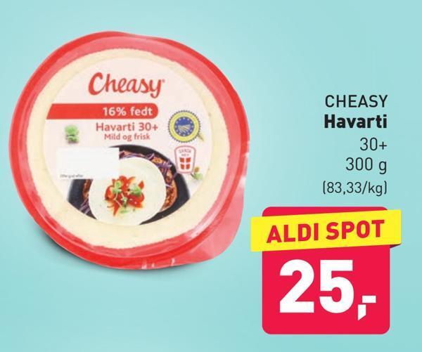 Havarti tilbud hos ALDI