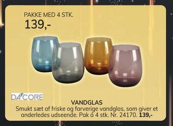 Daells Bolighus Vandglas tilbud