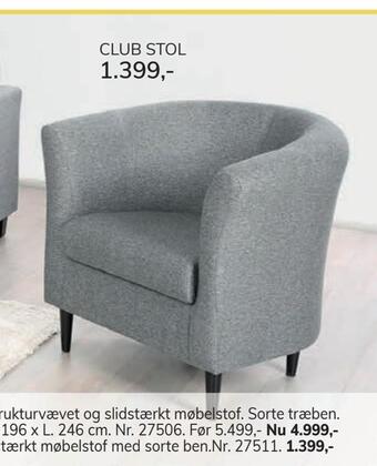 Daells Bolighus Clubstol tilbud