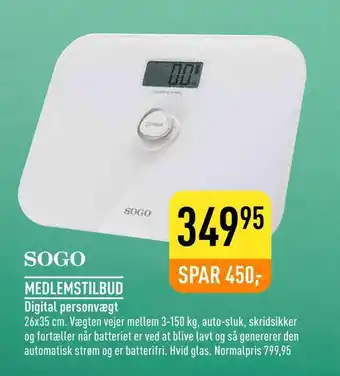 Imerco Digital personvægt tilbud
