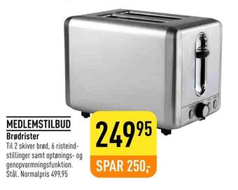 Imerco Brødrister tilbud