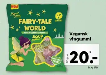 Lidl Vegansk vingummi tilbud