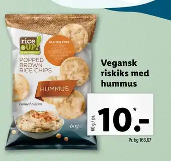 Vegansk riskiks med hummus