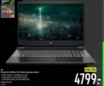HP Pavilion 15-ec1813no 15,6" Bærbar Gaming Computer