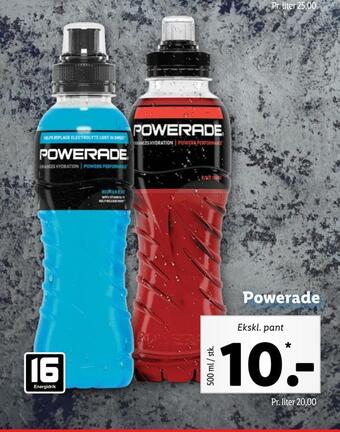 Lidl Powerade tilbud