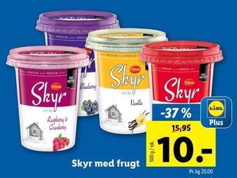 Lidl Skyr med frugt tilbud