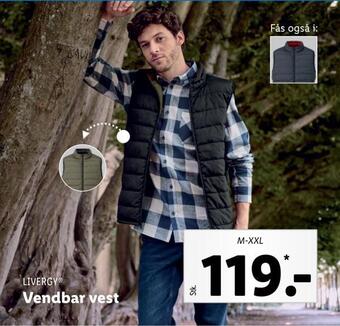 Vendbar vest