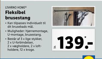 Lidl Fleksibel brusestang tilbud