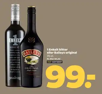 Netto 1 enkelt bitter eller baileys original tilbud