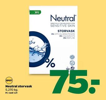 Netto Neutral storvask tilbud