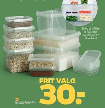 Netto Opbevaringsboks med låg tilbud