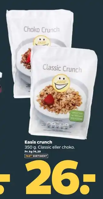 Netto Easis crunch tilbud
