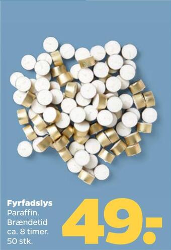 Netto Fyrfadslys tilbud