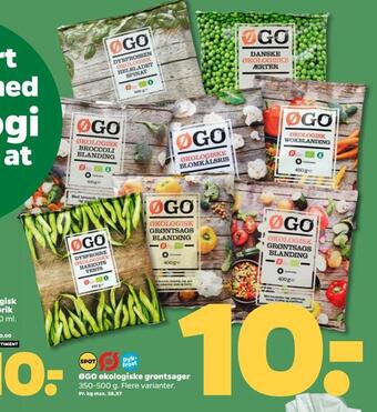 Netto Øgo økologiske grøntsager tilbud