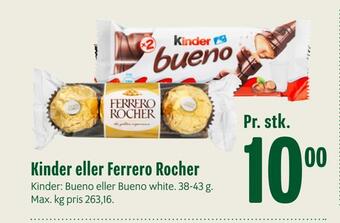 Kinder eller ferrero rocher