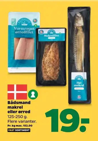 Netto Bådsmand makrel eller ørred tilbud