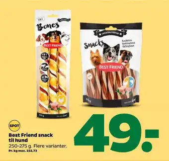 Netto Best friend snack til hund tilbud