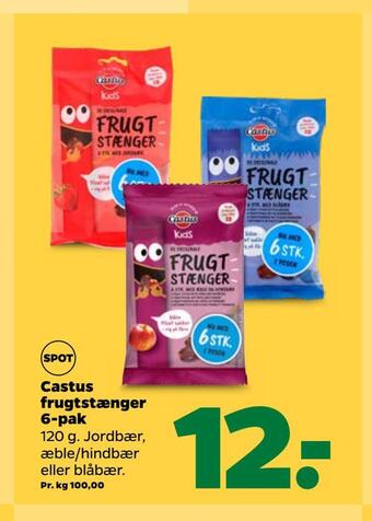 Netto Castus frugtstænger tilbud