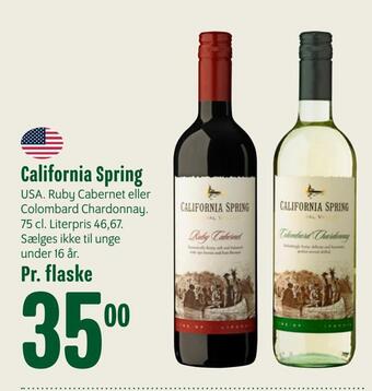 Min Købmand California spring tilbud