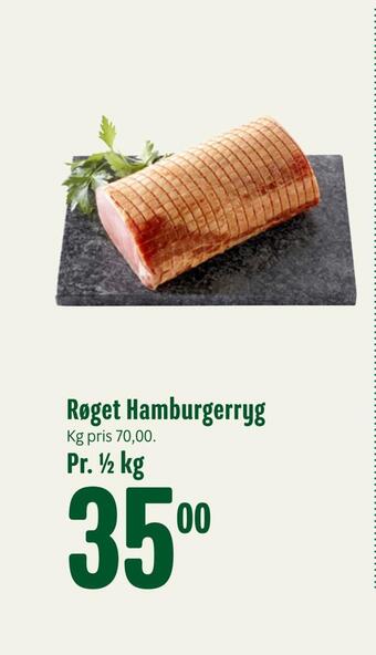 Min Købmand Røget hamburgerryg tilbud