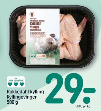 REMA 1000 Rokkedahl kylling kyllingevinger tilbud
