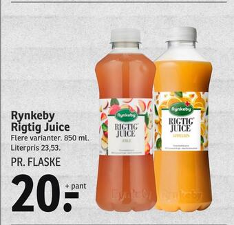 SPAR Rynkeby rigtig juice tilbud