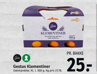 SPAR Gestus klementiner tilbud