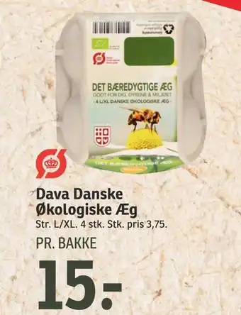 SPAR Dava danske økologiske æg tilbud