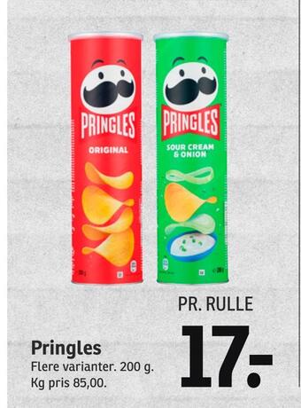 SPAR Pringles tilbud