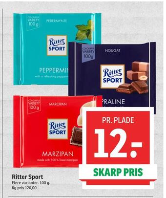 SPAR Ritter sport tilbud