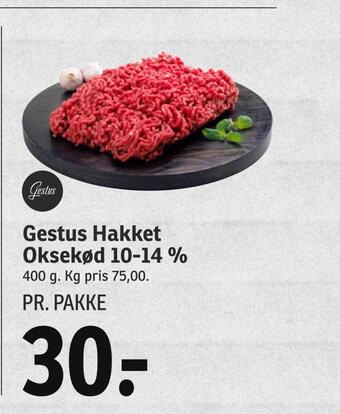 SPAR Gestus hakket oksekød 10-14 % tilbud